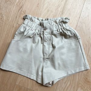 ASTR Vegan Leather Shorts